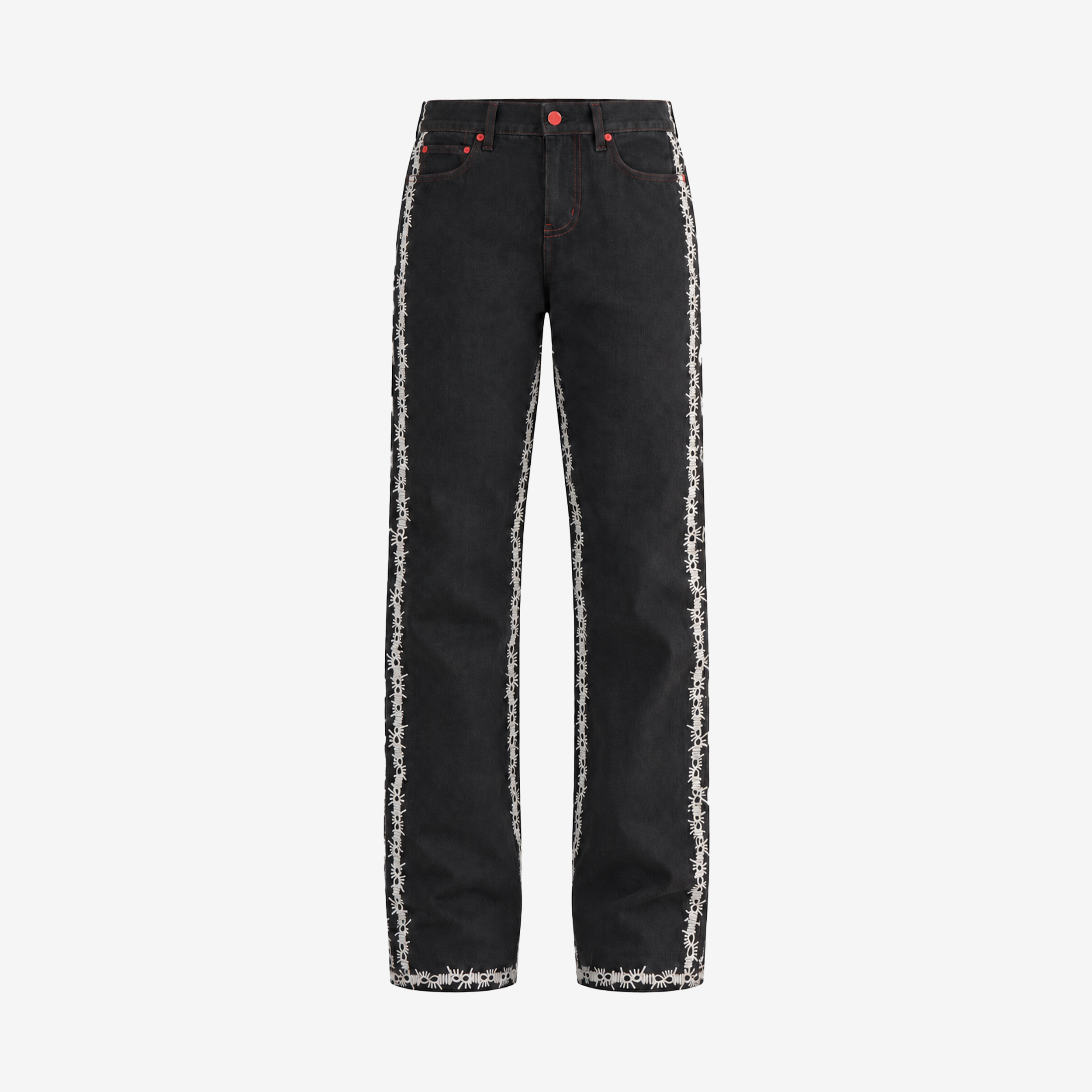 Embroidered Ends Denim
